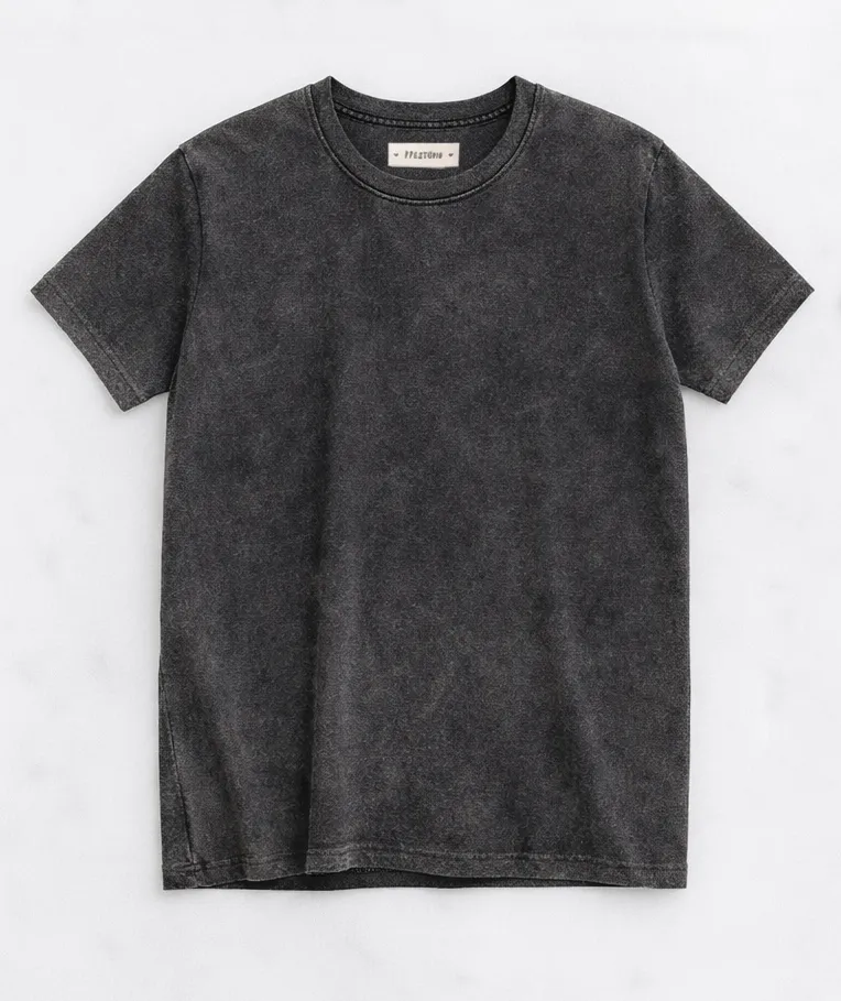 Camiseta Unissex Preto Marmorizado MATRIZ