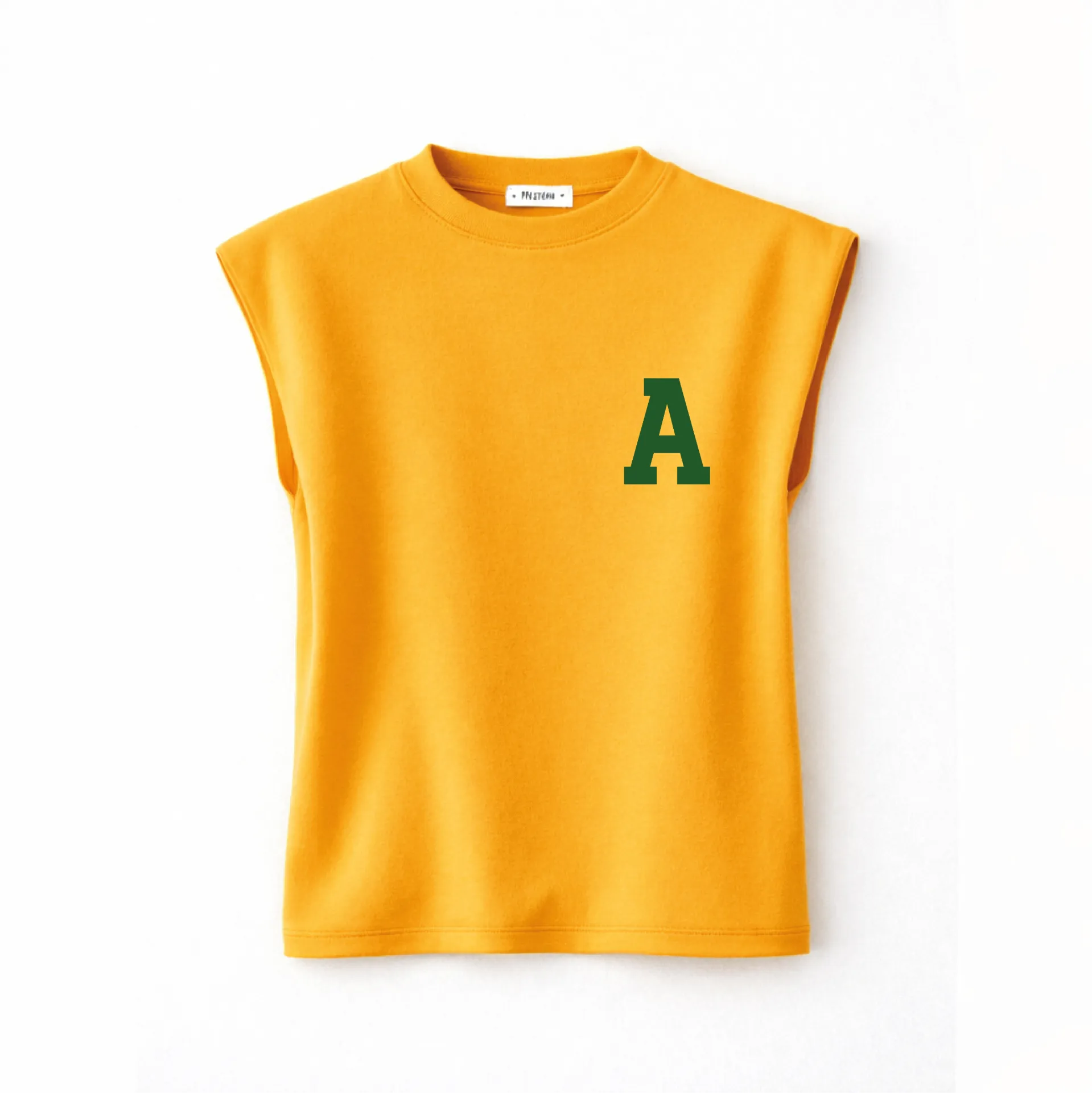 [PP-3182] Regata Oversized Amarelo Gema (P)