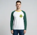 Camiseta Unissex  Raglan Manga Longa