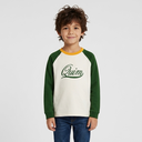 Camiseta Infantil  Raglan Manga Longa
