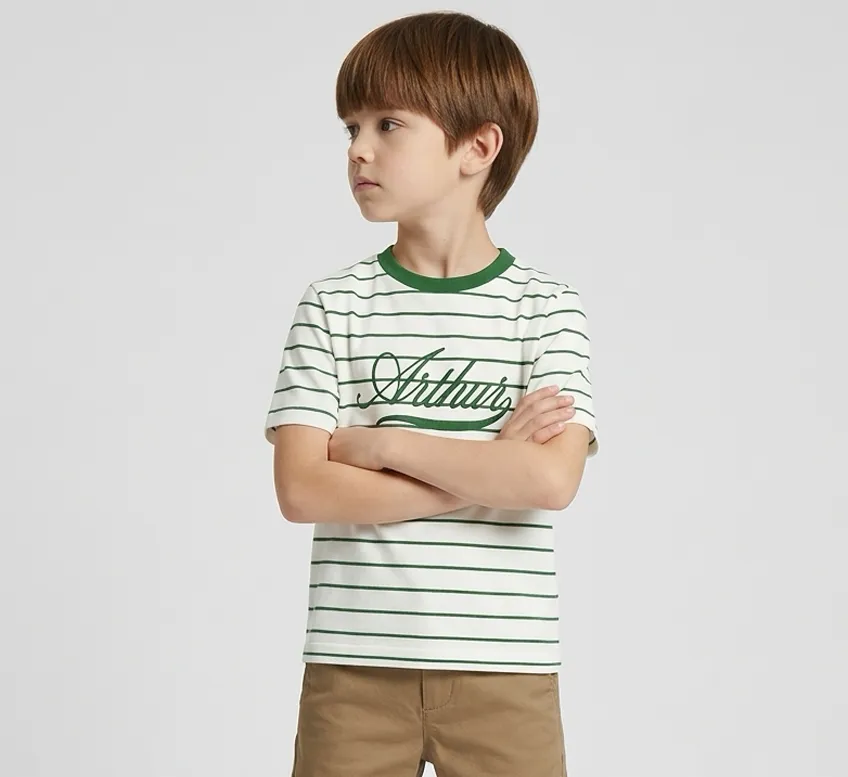 Camiseta Infantil Listras Horizontais (1)