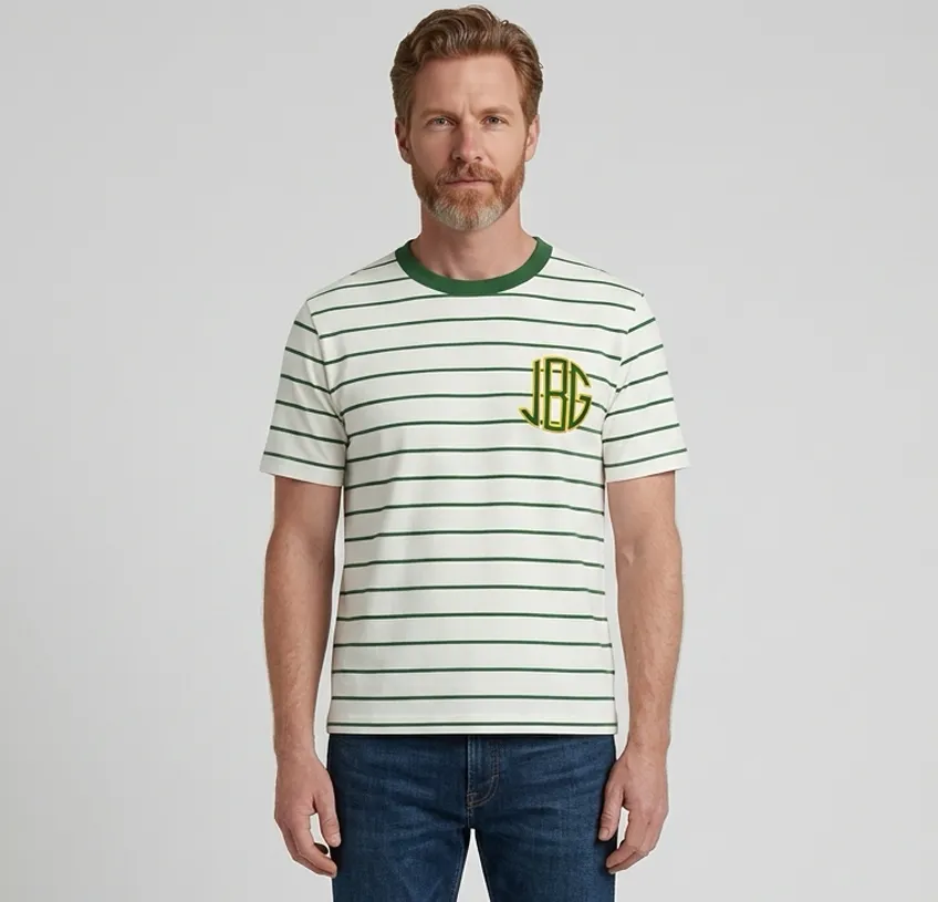 [PP-1947] Camiseta Unissex Listras Horizontais (P)