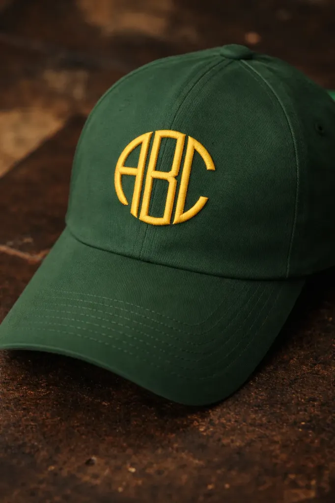 Boné com Monograma Redondo