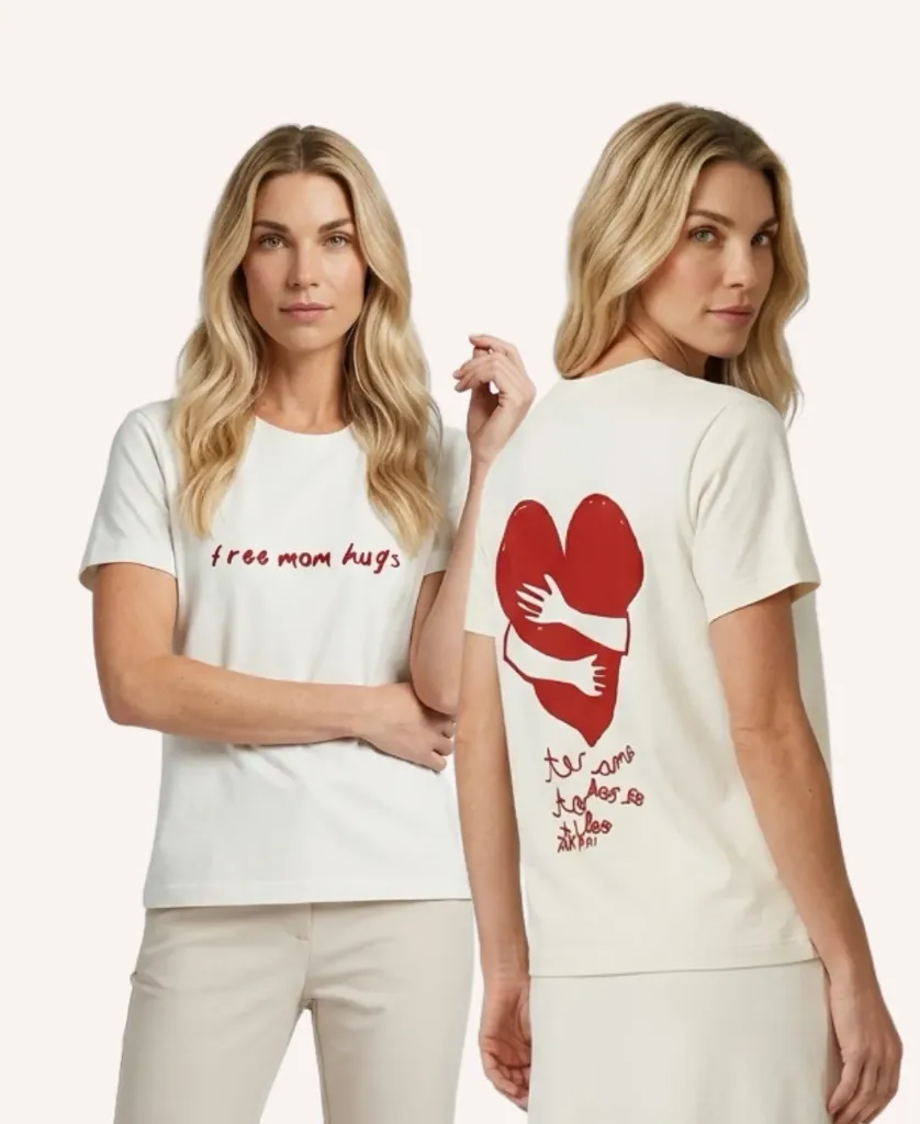 Camiseta Mães Estampa Hugs