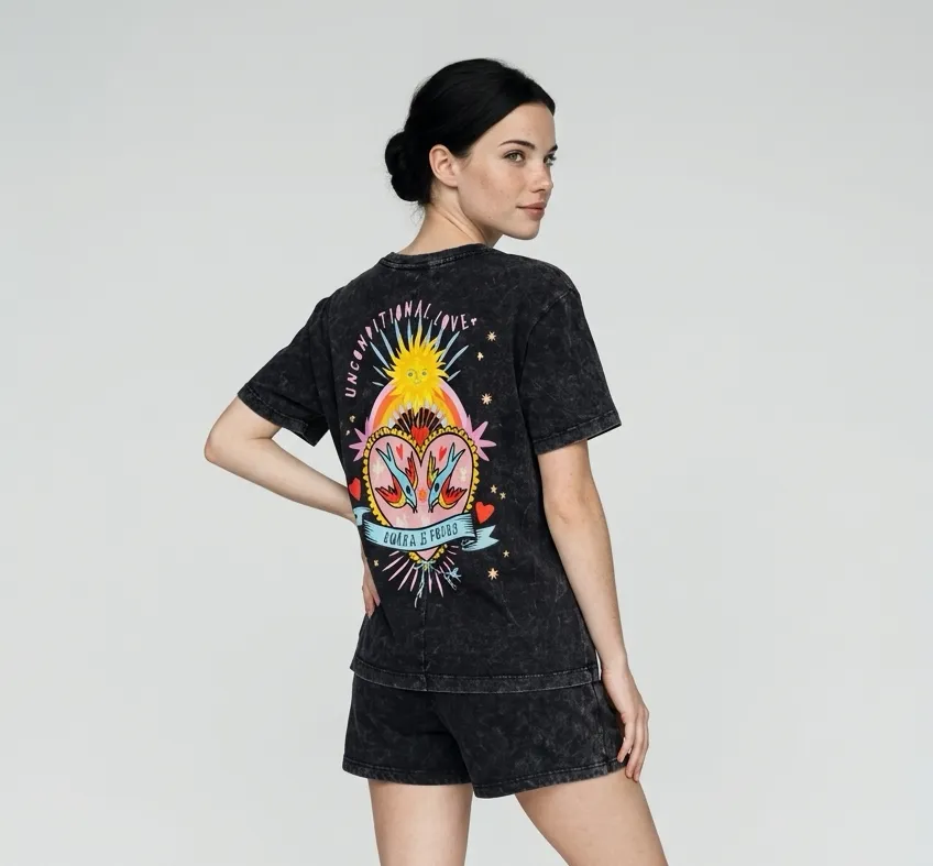 [PP-1854] Camiseta Mães Estampa Rainbow (Unissex P)