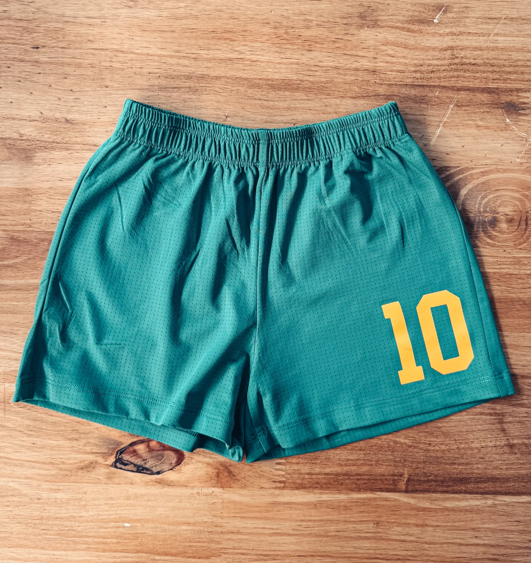 Short Infantil Copa (Dry Fit Verde, 6)