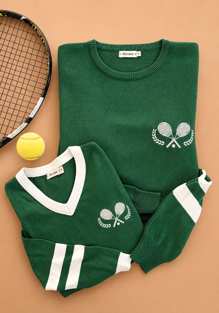 Tricot Adulto Unissex Verde Bandeira Bordado Tênis