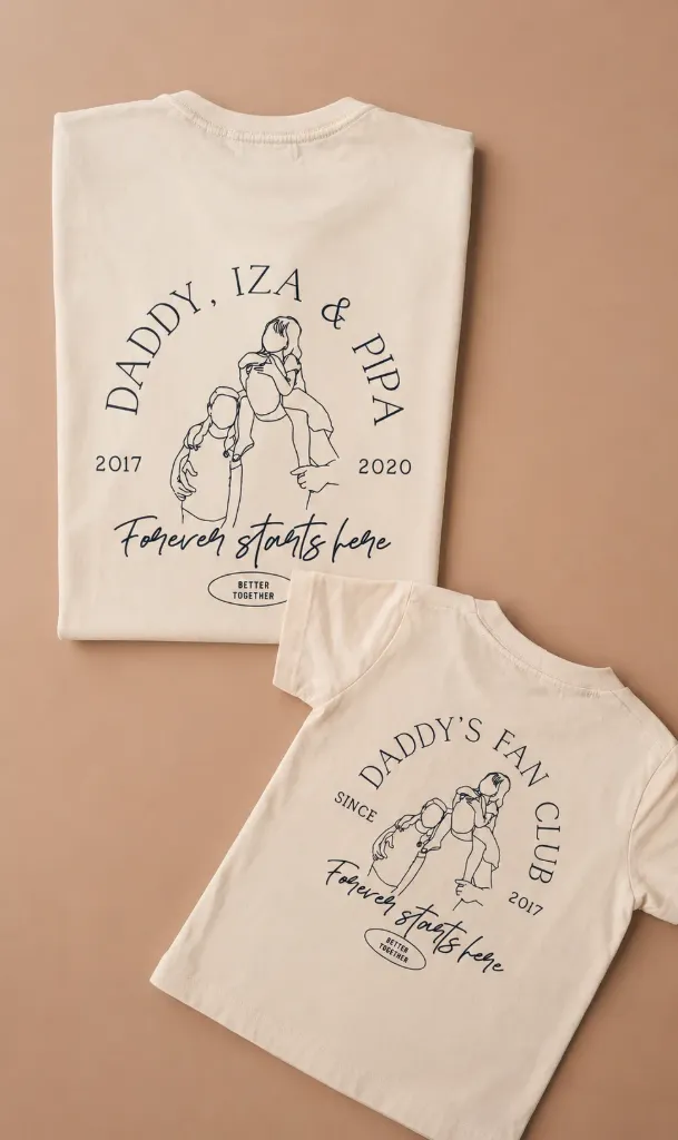 Camiseta Line Art Forever (Off White, M)
