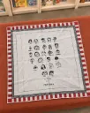 Lenço Estampa Caderno