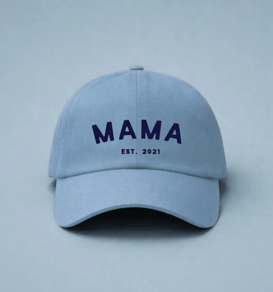 Boné Personalizado Mama EST (Areia, 56 (Mignon))