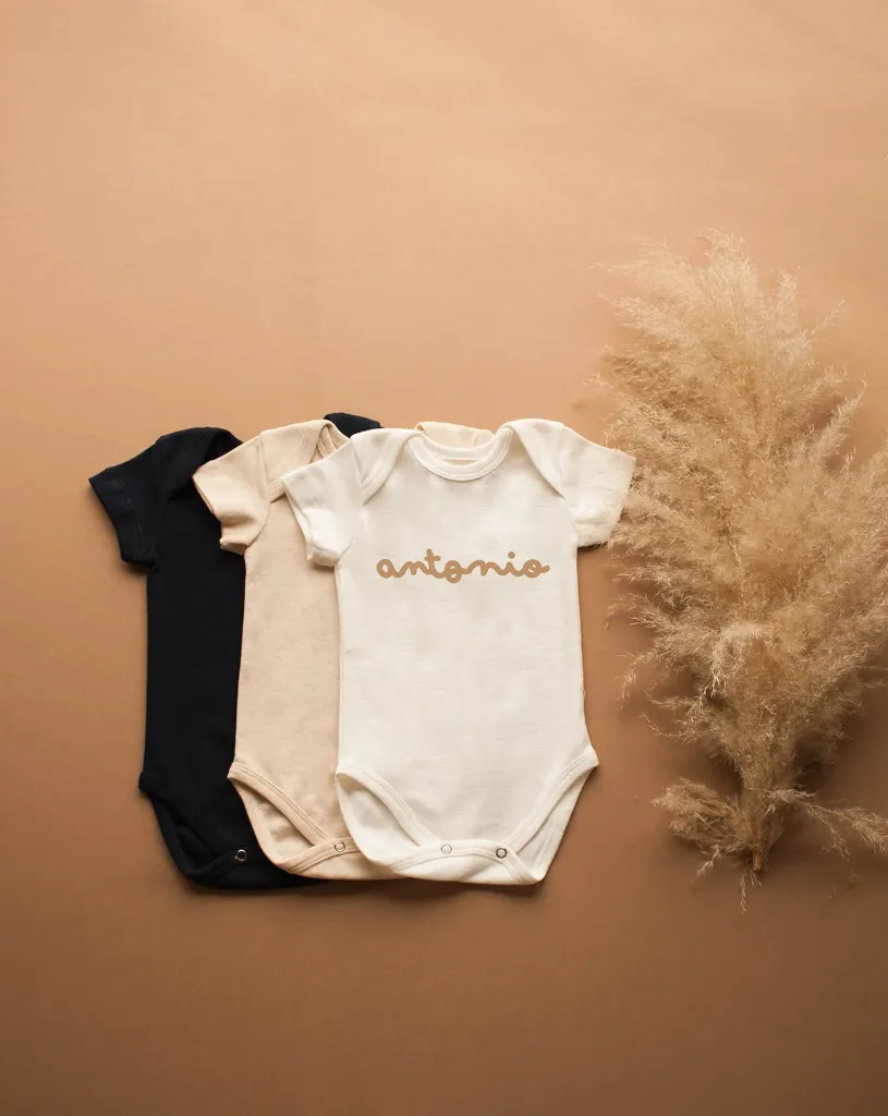 [PP-125] Body Personalizado (Off White, P (3-6M))