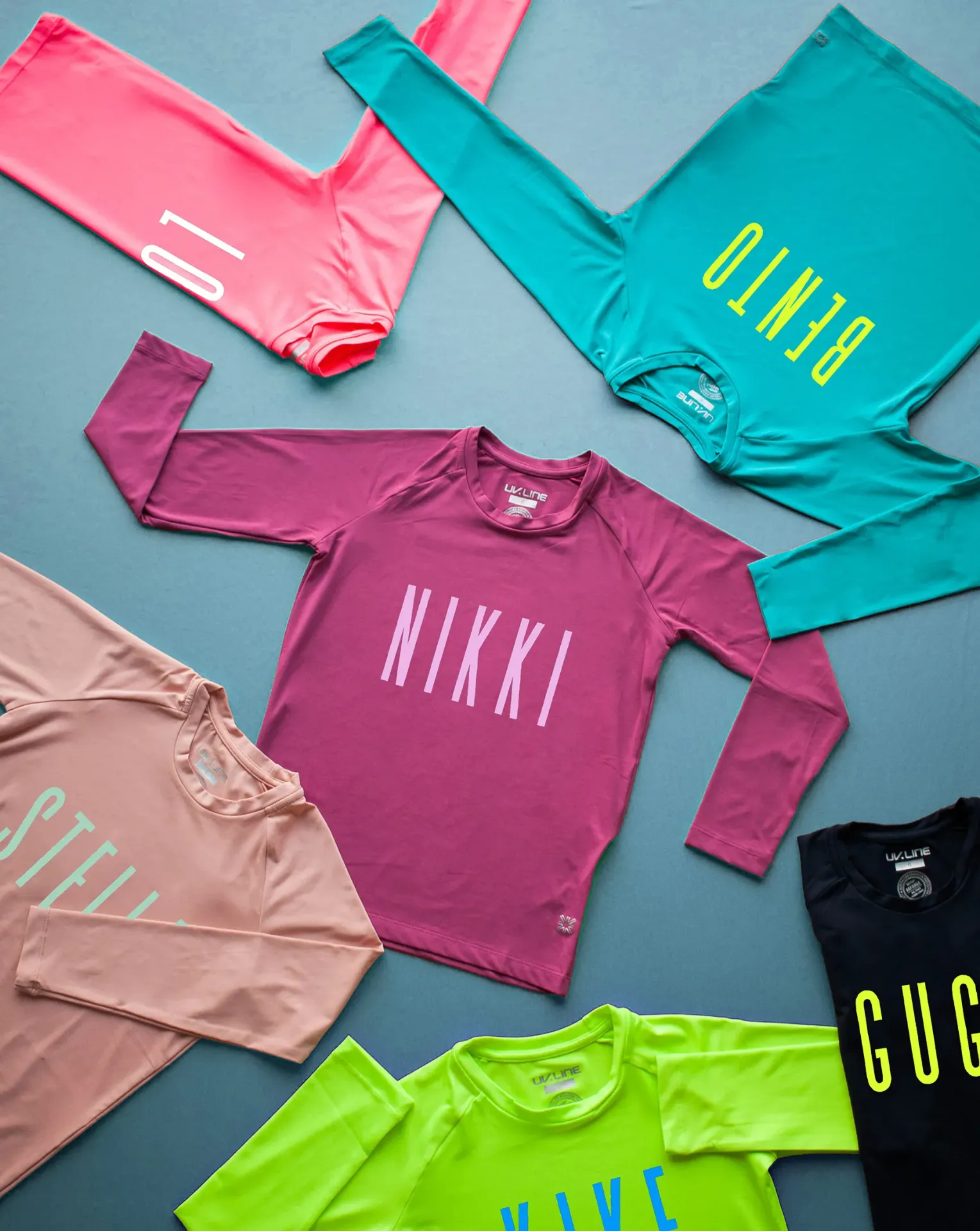 UV Infantil Personalizada (Amarelo Flúor, 6)