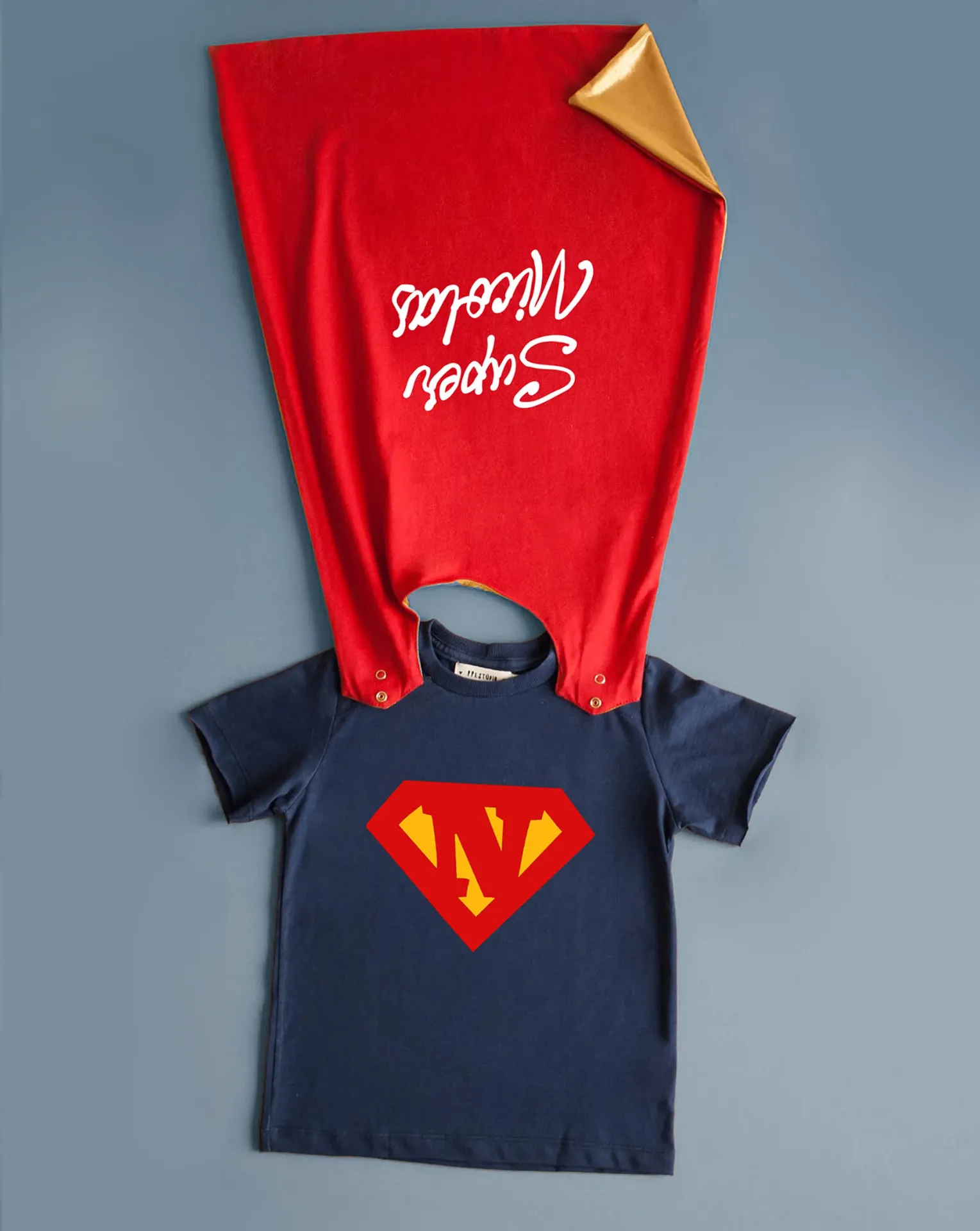 [PP-1827] Camiseta Infantil com Capa (1)
