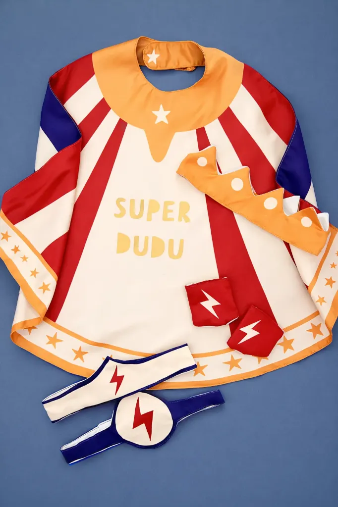 Capa de Super Você Dupla Face Azul (P (1-3 anos))