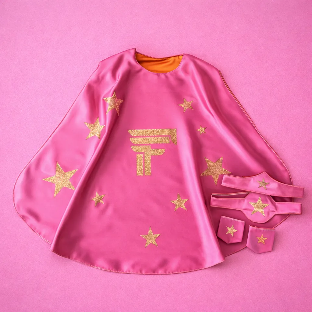 Capa de Super Poderes Rosa