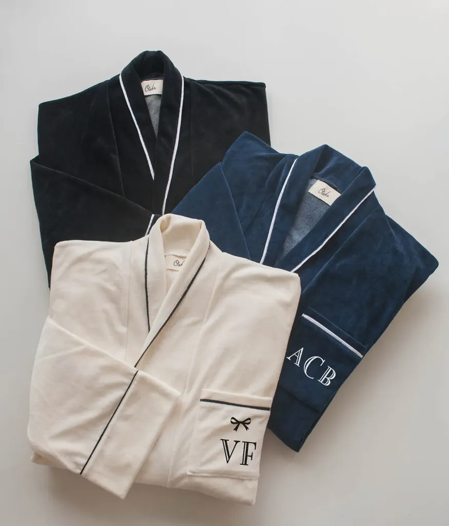 Roupão Personalizado com Monograma (P | M)