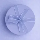 Caixa Personalizada 30 cm Redonda Lilás