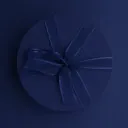 Caixa Personalizada Redonda 30 cm Marinho