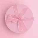 Caixa Personalizada Redonda 30 cm Rosa