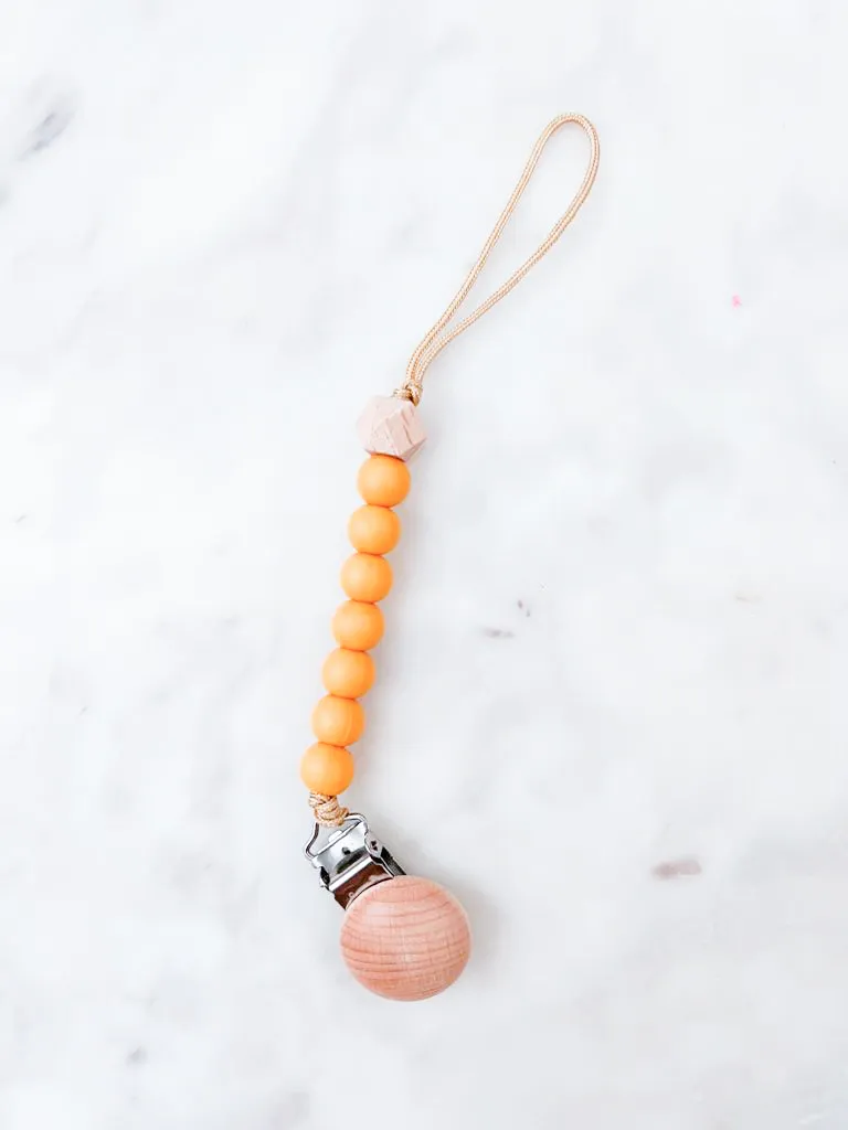 Prendedor de Chupetas Amarelo