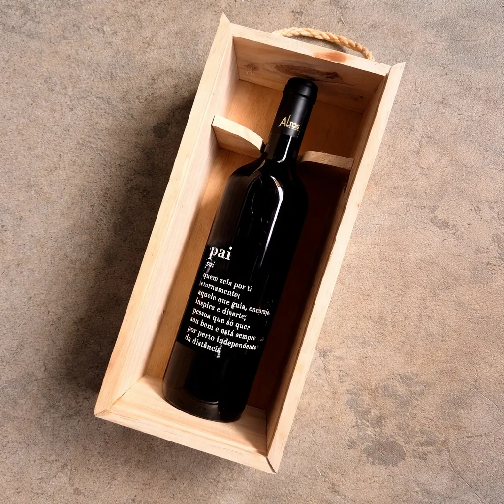 Vinho com Rótulo Pai
