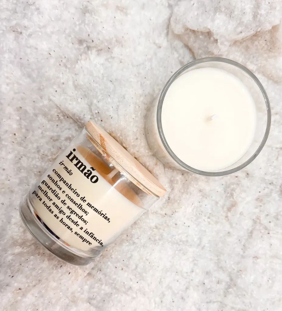 Vela com Rótulo Irmão