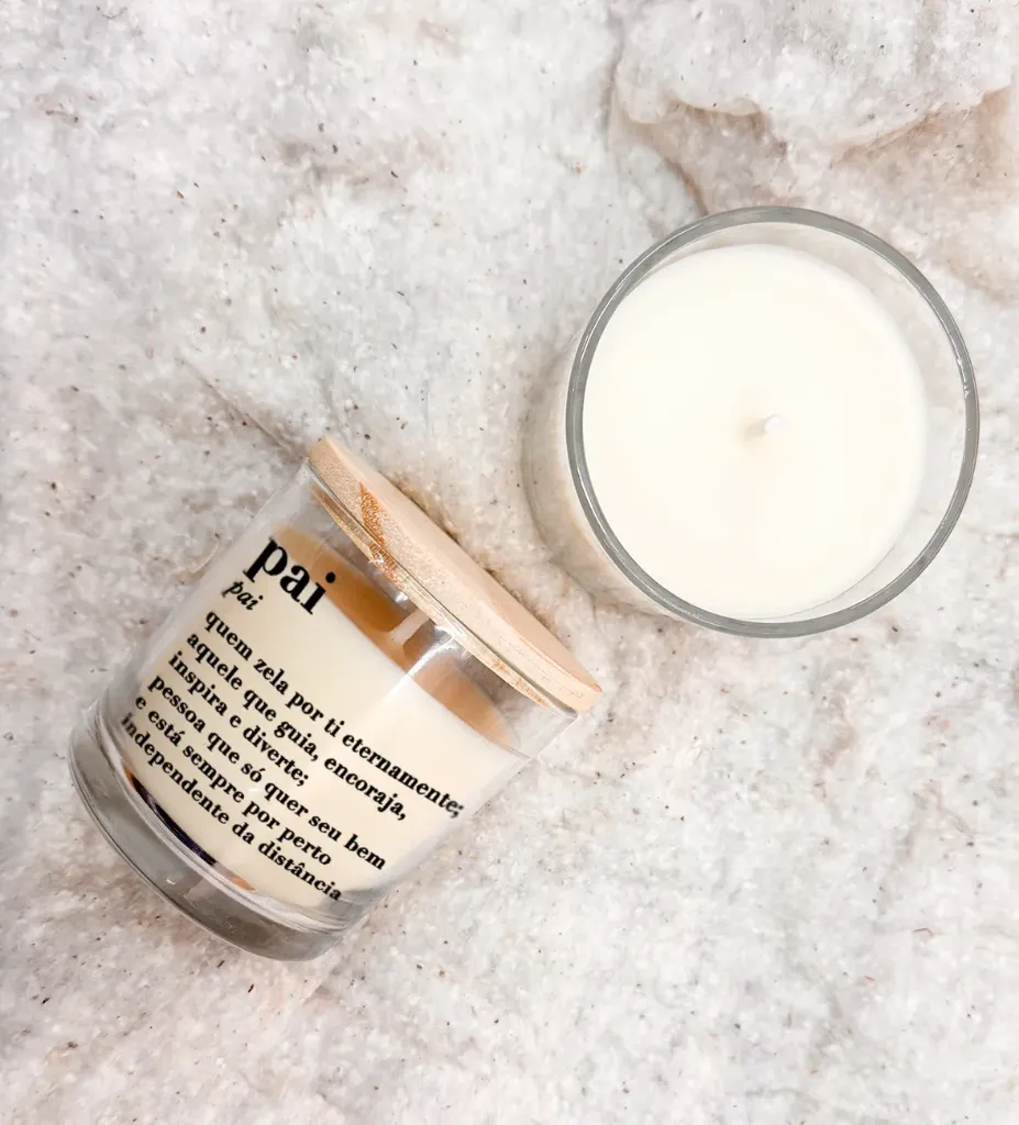 Vela com Rótulo Pai