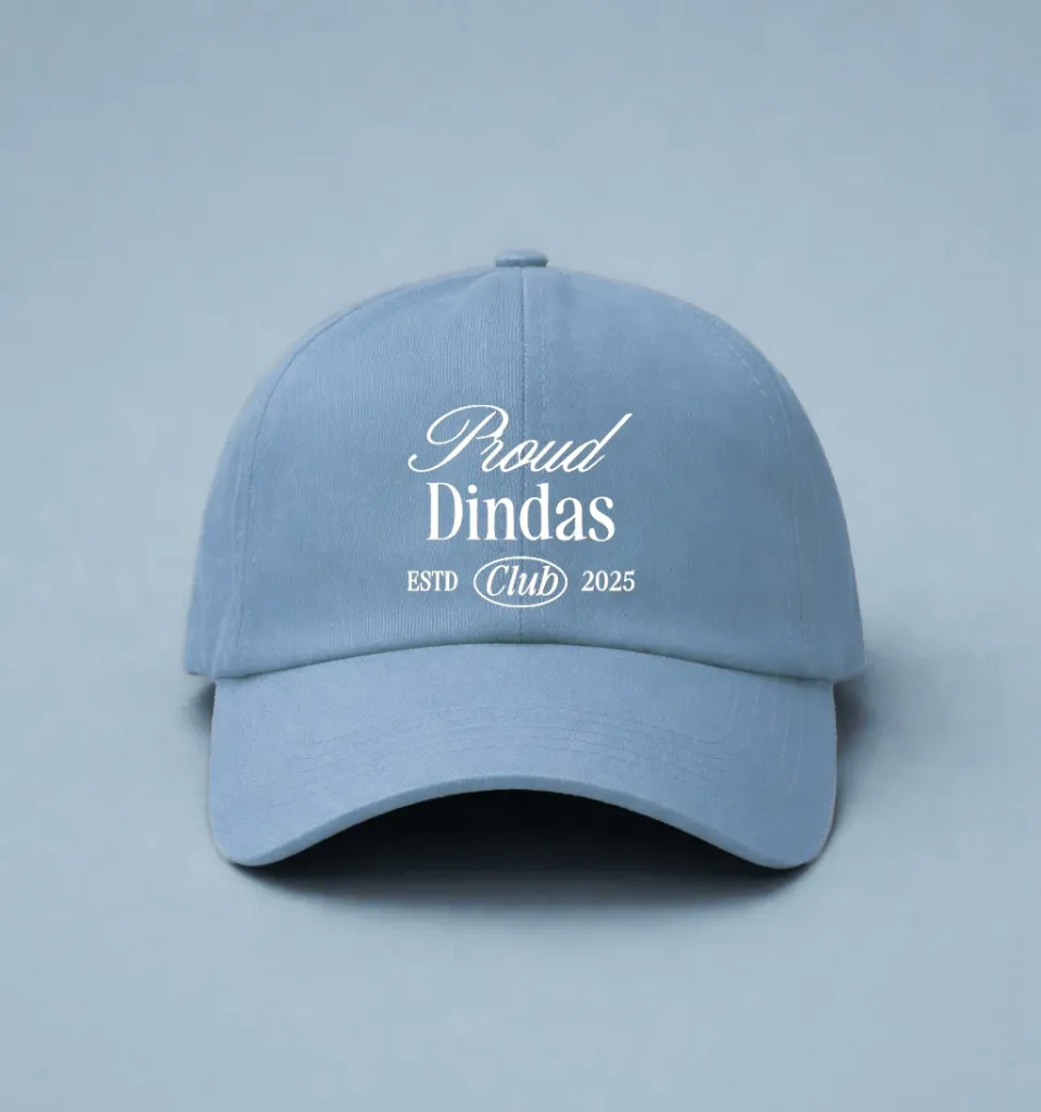 Boné Personalizado Proud Dindas Club (56 (Mignon), Jeans)