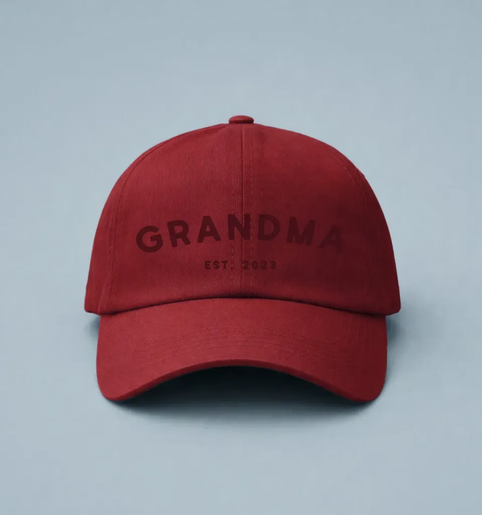 [PP-839] Boné Personalizado Grandma EST (56 (Mignon), Areia)