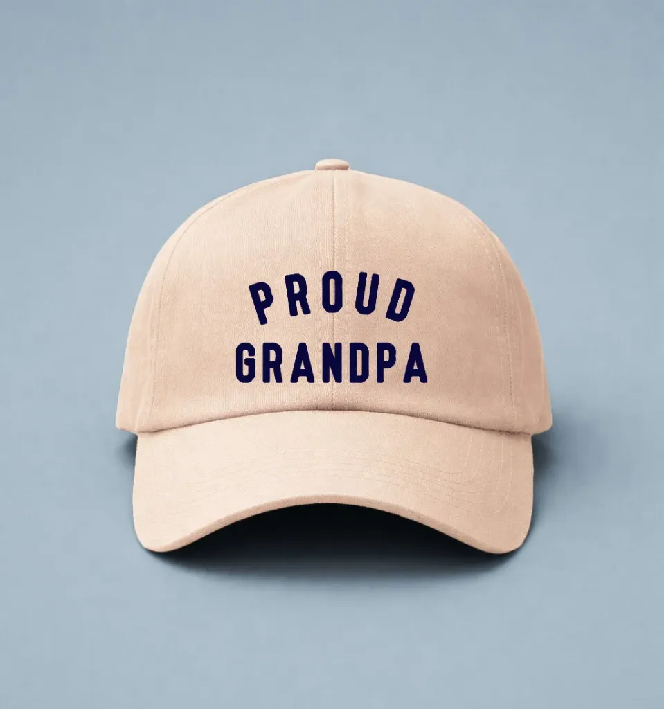 [PP-1208] Boné Proud Grandpa (56 (Mignon), Areia)