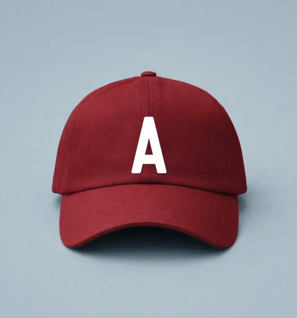 Boné Personalizado com Inicial Estampada (Areia, 48 (Baby))