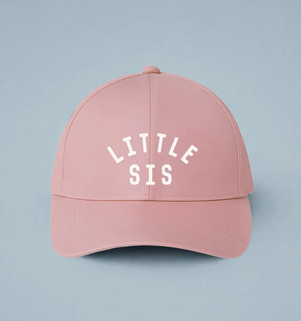 [PP-885] Boné Personalizado Little Sis (48 (Baby), Areia)