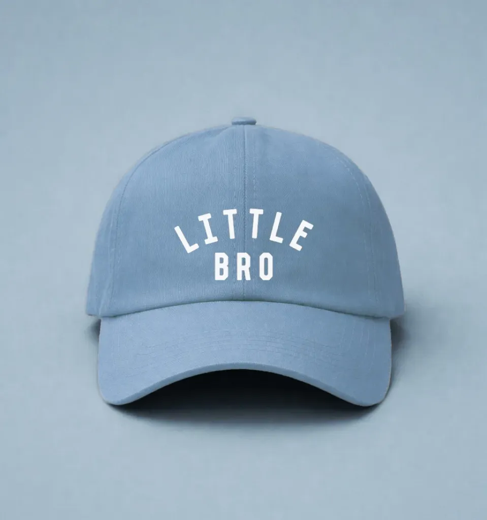 Boné Personalizado Little Bro (48 (Baby), Areia)