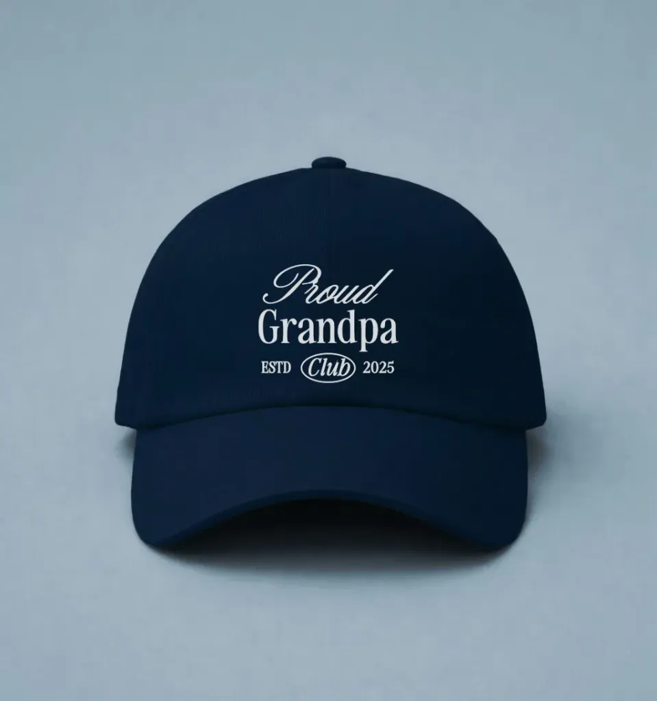 [PP-999] Boné Personalizado Proud Grandpa Club (56 (Mignon), Areia)