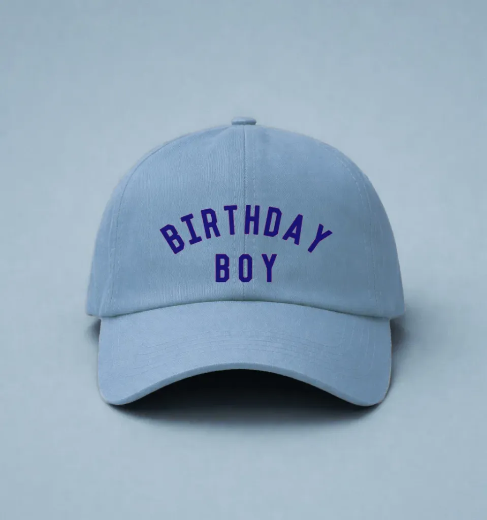 Boné Birthday Boy (48 (Baby), Areia)