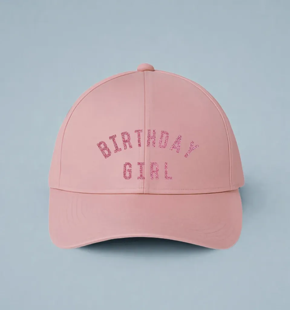Boné Birthday Girl (48 (Baby), Areia)
