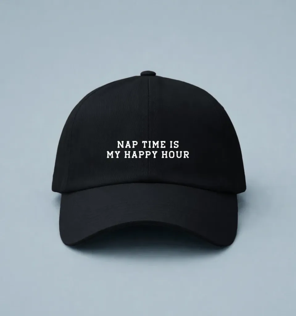 Boné Bordado Nap Time (56 (Mignon), Areia)