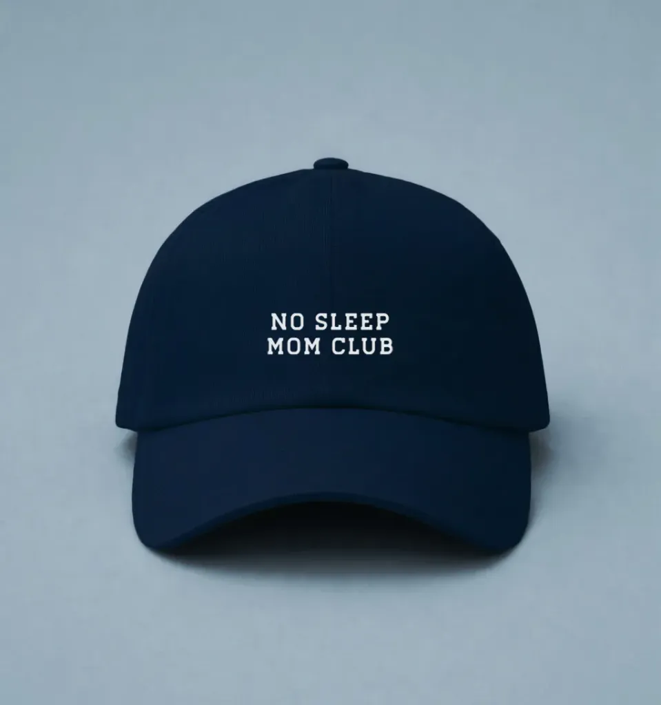 Boné Bordado No Sleep (56 (Mignon), Areia)