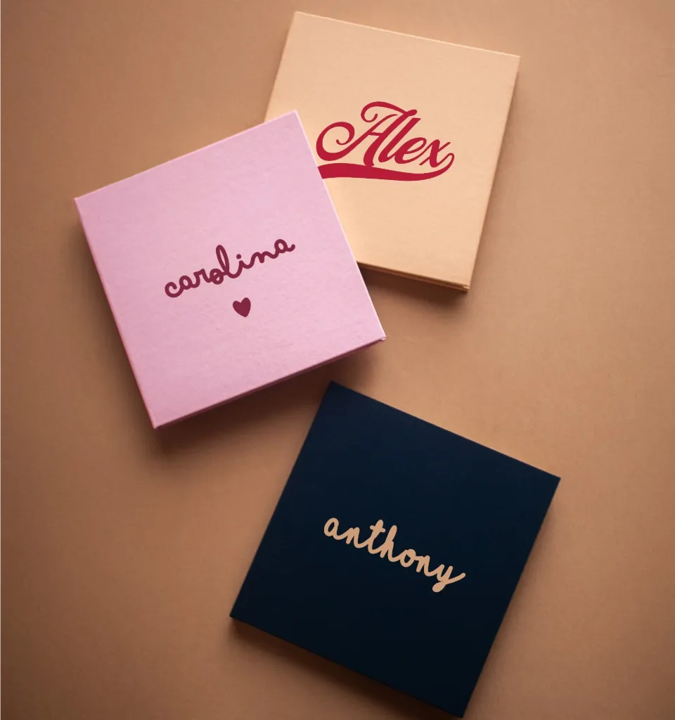 Caderno de Desenho 20x20 Personalizado Escolha o Estilo de Letra