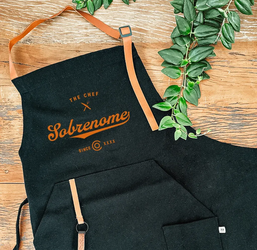 Avental Personalizado com Sobrenome