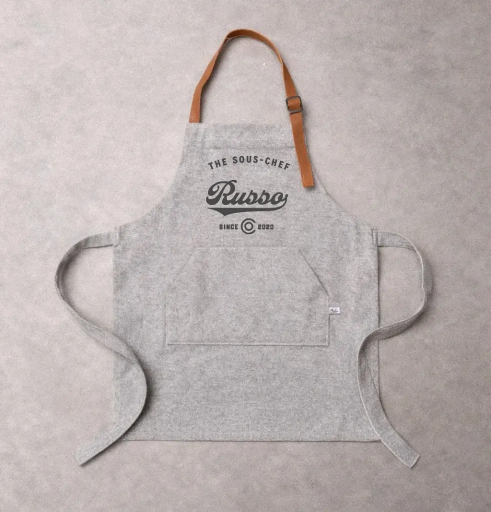 Avental Infantil Estampa Sobrenome