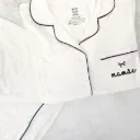 Pijama Americano Feminino Personalizado Tipografia Mini