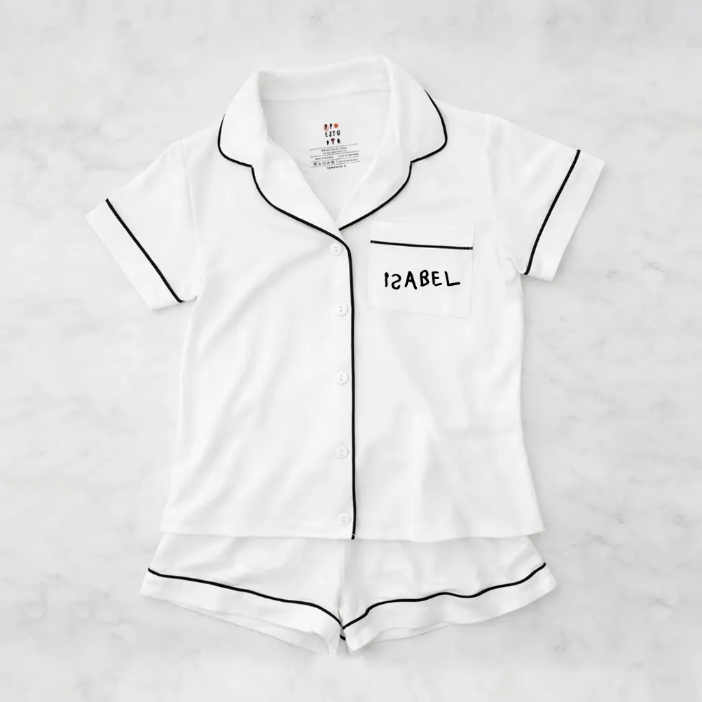 [PP-2951] Pijama Infantil Americano com Grafia Própria (2)