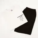 Pijama Bicolor Masculino com Grafia Própria