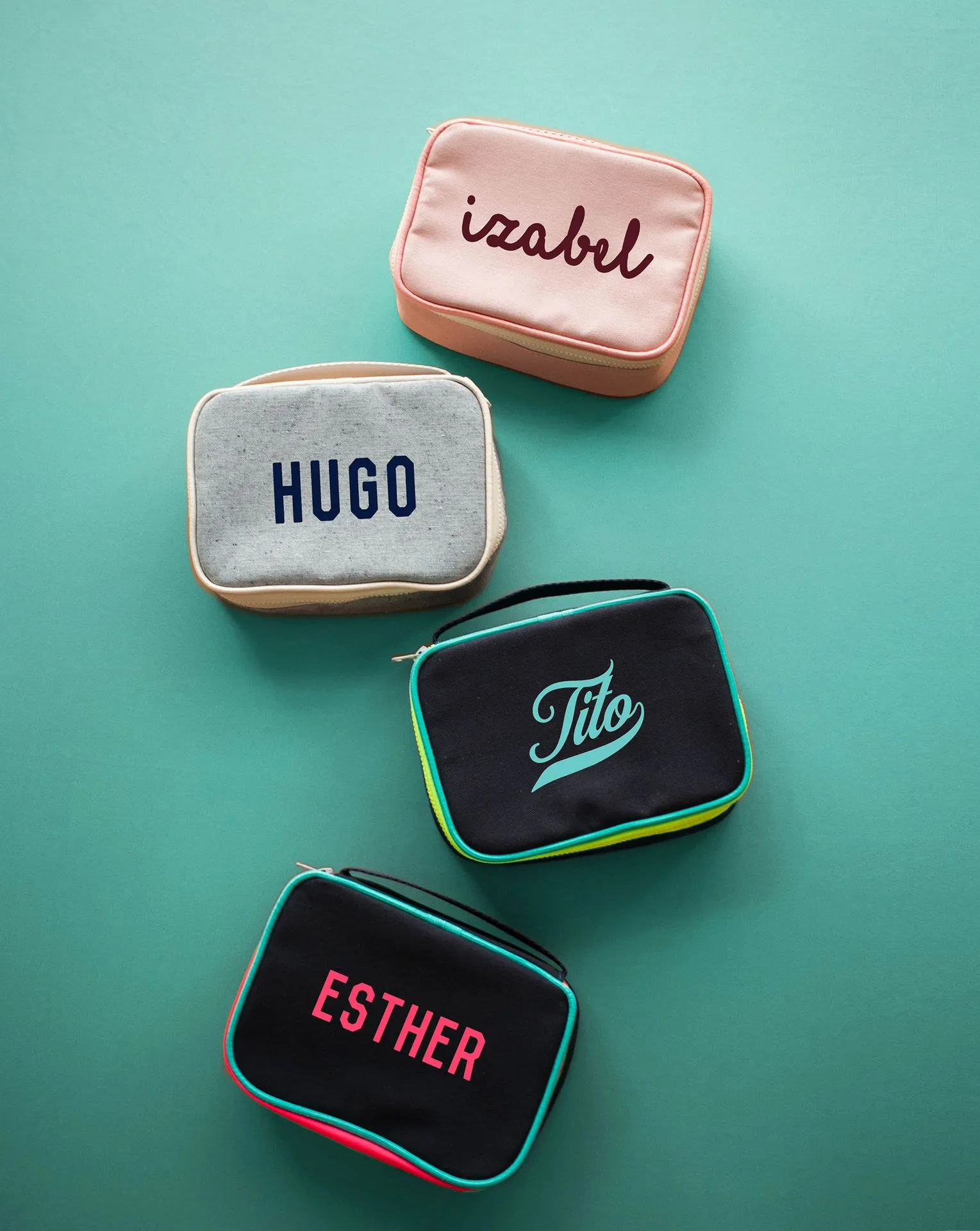 Estojo Personalizado (Verde Água)