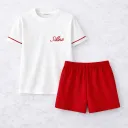 Pijama Infantil Bicolor Vermelho
